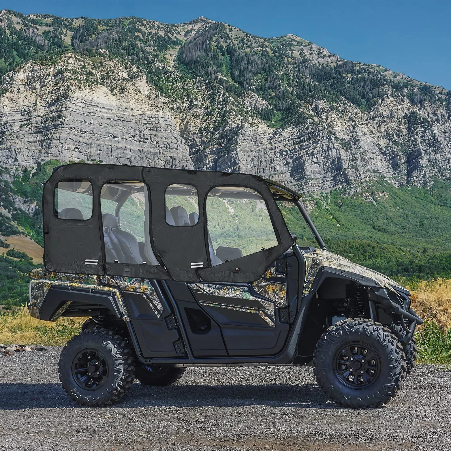 Soft Cab Enclosure Upper Doors for Yamaha Wolverine X4/SE 2018-2020 - Image 7